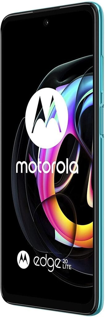 Motorola Edge 20 Lite 5G 8/128GB Lagoon Green PANE0045SE hinta ja tiedot | Matkapuhelimet | hobbyhall.fi