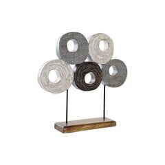 Koristefiguuri DKD Home Decor Circles hinta ja tiedot | Sisustustuotteet | hobbyhall.fi