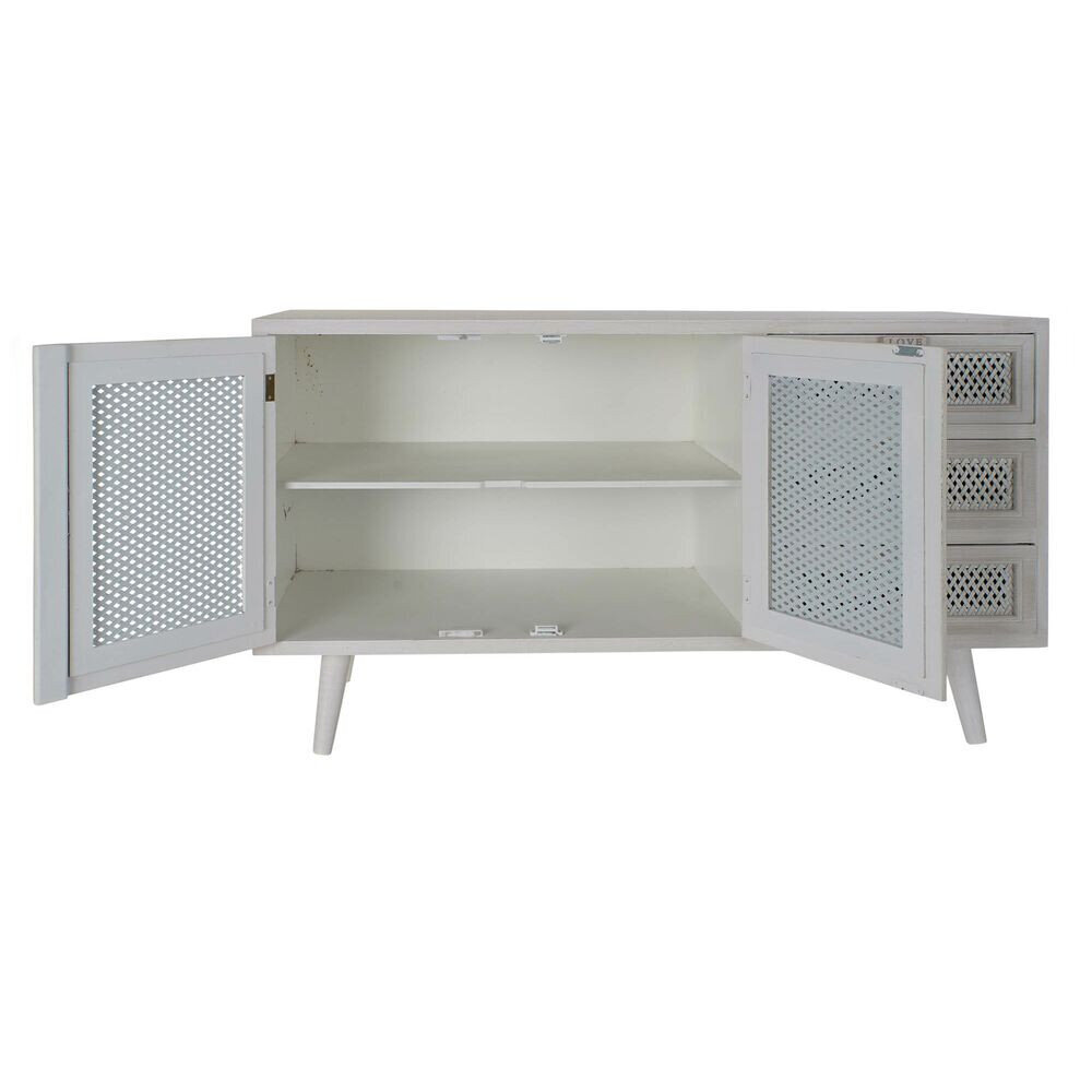 Sivupöytä DKD Home Decor Valkoinen Puu MDF (110 x 41 x 64 cm) hinta ja tiedot | Lipastot | hobbyhall.fi