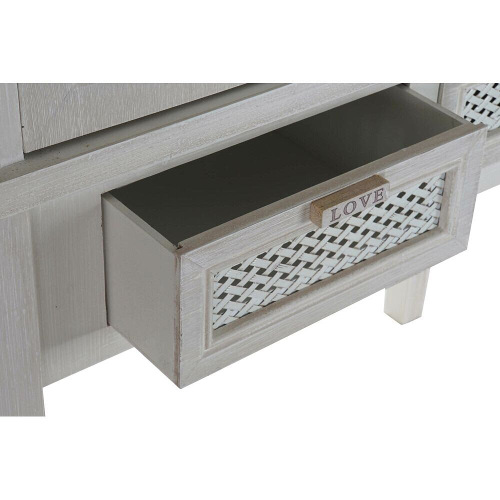 Sivupöytä DKD Home Decor Valkoinen Puu MDF (80 x 37,4 x 175,5 cm) hinta ja tiedot | Lipastot | hobbyhall.fi