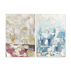 Picture DKD Home Decor Abstract, 80 x 3,5 x 120 cm, 2 kpl. hinta ja tiedot | Taulut | hobbyhall.fi