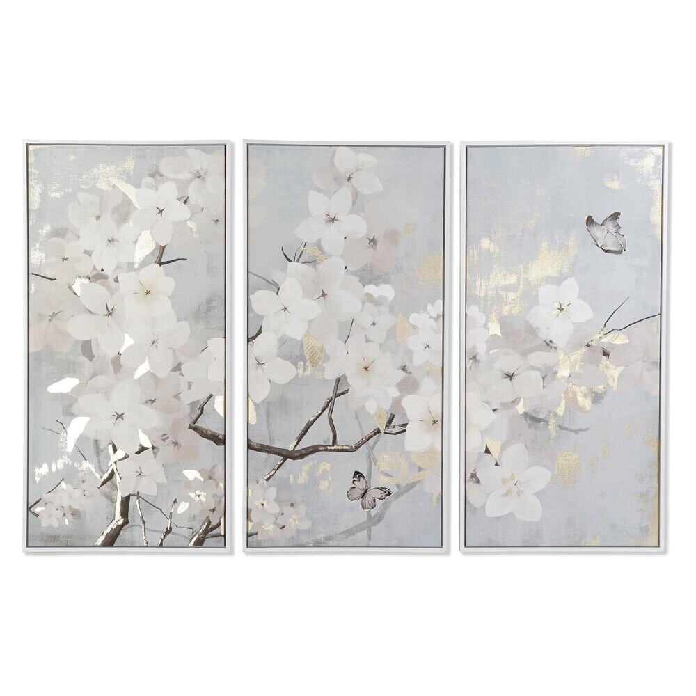 Kolmen maalauksen setti DKD Home Decor, puu, 150 x 4 x 100 cm, 3 kpl hinta ja tiedot | Taulut | hobbyhall.fi