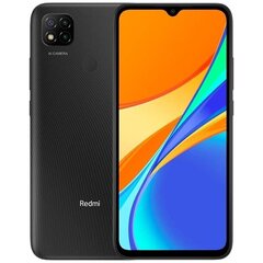 Xiaomi Redmi 9C, 64 Gt, Dual SIM, Midnight Grey hinta ja tiedot | Matkapuhelimet | hobbyhall.fi