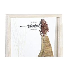 Seinäpeili DKD Home Decor Mirror Natural MDF Valkoinen 2 kpl. Mökki (25 x 4 x 25 cm) hinta ja tiedot | Peilit | hobbyhall.fi