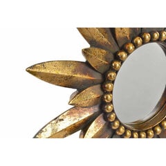 Seinäpeili DKD Home Decor Mirror Gold Resin Traditional (38 x 3 x 38 cm) hinta ja tiedot | Peilit | hobbyhall.fi