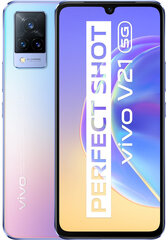 Vivo V21 5G älypuhelin 128GB, Dual Sim, Sunset Dazzle hinta ja tiedot | Matkapuhelimet | hobbyhall.fi