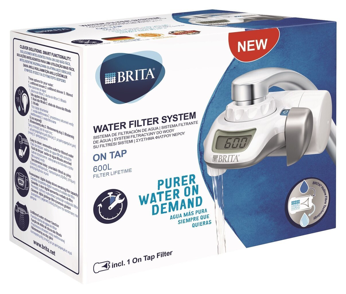 Vedensuodatusjärjestelmä BRITA On Tap 600 l hinta ja tiedot | Keittiöallas- ja hanatarvikkeet | hobbyhall.fi