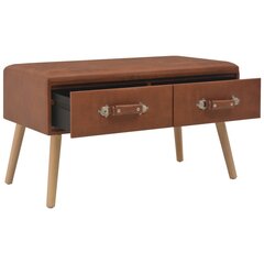 Sohvapöytä, 80x40x46 cm, ruskea hinta ja tiedot | Sohvapöydät | hobbyhall.fi