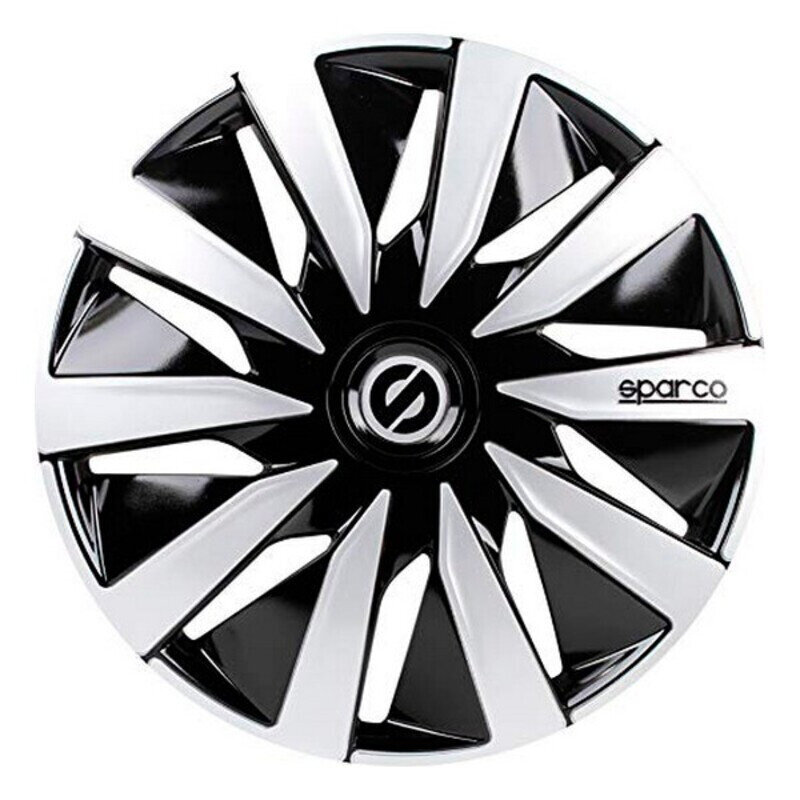 Jousitus Sparco Lazio Black Silver 15" (4 kpl) hinta ja tiedot | Pölykapselit | hobbyhall.fi