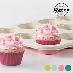 Vintage cupcake vuoka Retro hinta ja tiedot | Uunivuoat ja leivontavälineet | hobbyhall.fi