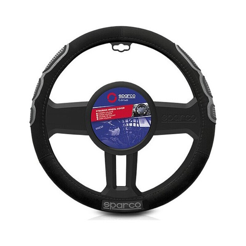 Ratin suojus Sparco SPC1106 L-Sport Universal (Ø 36 - 38 cm) hinta ja tiedot | Lisätarvikkeet autoiluun | hobbyhall.fi