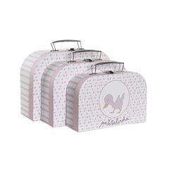 Dkd Home Decor laatikkosarja, 28 x 9,5 x 20 cm, 3 kpl hinta ja tiedot | Säilytyslaatikot ja -korit | hobbyhall.fi