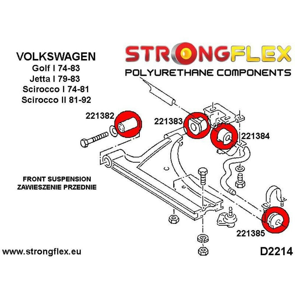 Holkkisarja Strongflex STF226207B hinta ja tiedot | Lisätarvikkeet autoiluun | hobbyhall.fi