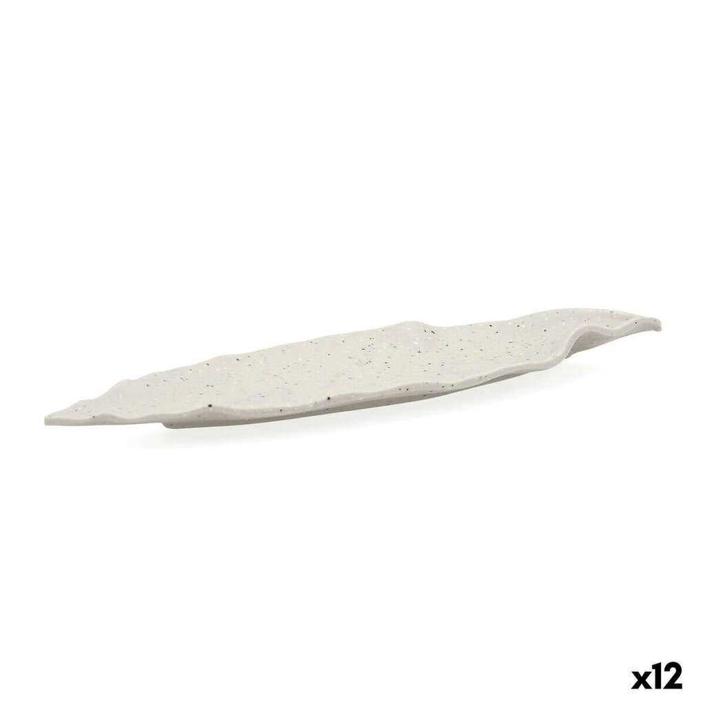 Bidasoa Ikonic-lautanen, harmaa, 25 x 6,8 x 1,5 cm. hinta ja tiedot | Astiat | hobbyhall.fi