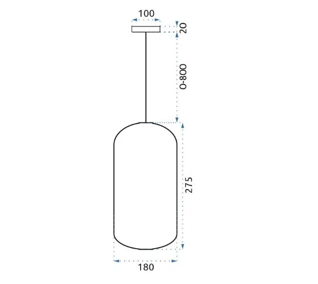 Kattovalaisin sininen app443-cp hinta ja tiedot | Riippuvalaisimet | hobbyhall.fi