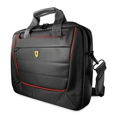 Ferrari tietokonelaukku FECB15BK 15", musta Scuderia hinta ja tiedot | Tietokonelaukut | hobbyhall.fi