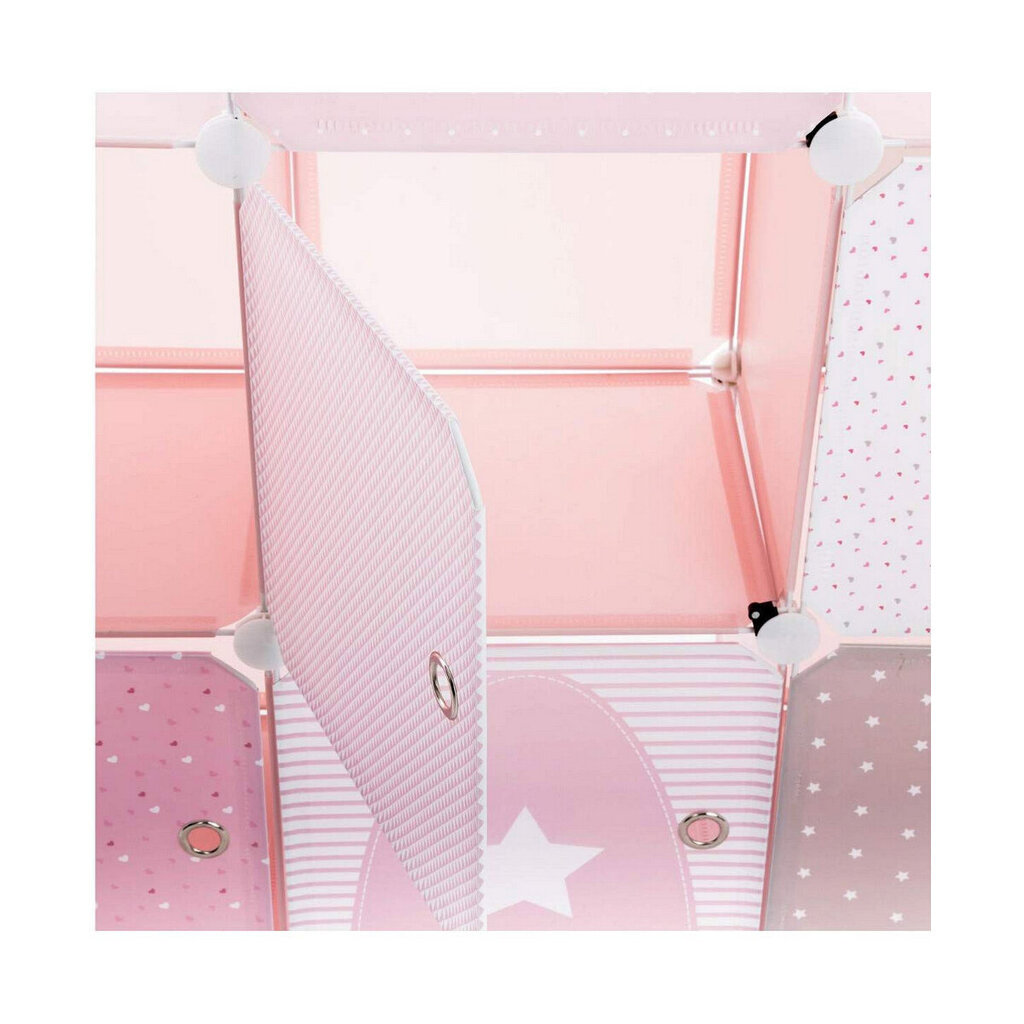 Hylly Atmosphera Pink Castle, polypropeeni, (95,5 x 32 x 109 cm) hinta ja tiedot | Hyllyt | hobbyhall.fi