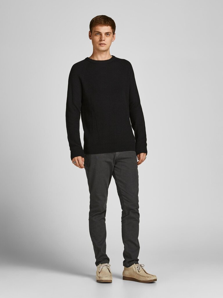 JACK & JONES MEESTE DŽEMPER 12220815*02, must hinta ja tiedot | Miesten neuleet ja villapaidat | hobbyhall.fi