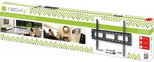 Seinäteline Techly TV LED / LCD / PDP 40-65", 60kg, ohut, musta hinta ja tiedot | TV-seinätelineet | hobbyhall.fi