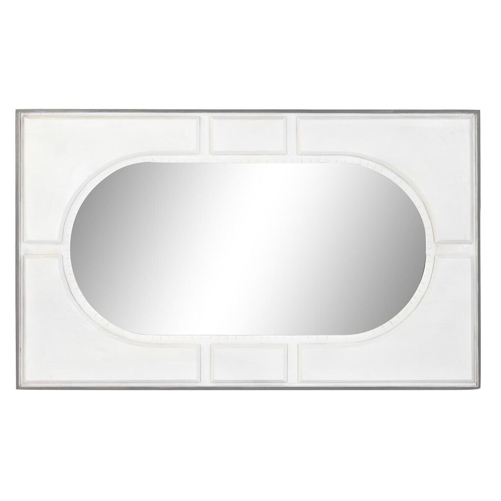 Seinäpeili DKD Home Decor Valkoinen Mangopuu Vinoneliö Moderni (154 x 4 x 94 cm) hinta ja tiedot | Peilit | hobbyhall.fi