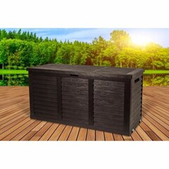 Outdoor rintakehä Tood, 119 x 52 x 58 cm, ruskea hinta ja tiedot | Säilytyslaatikot ja -korit | hobbyhall.fi