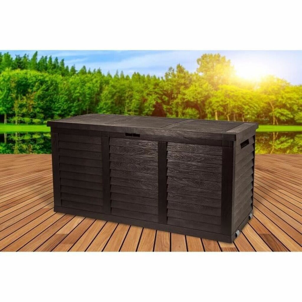 Outdoor rintakehä Tood, 119 x 52 x 58 cm, ruskea hinta ja tiedot | Säilytyslaatikot ja -korit | hobbyhall.fi