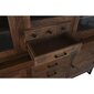 Esittelyteline DKD Home Decor Ruskea Tiikki Metalli (160 x 40 x 175 cm) hinta ja tiedot | Vitriinit | hobbyhall.fi