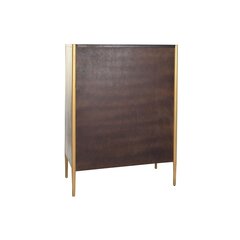 Sivupöytä DKD Home Decor Musta Metalli Puu (80 x 40 x 120 cm) hinta ja tiedot | Vitriinit | hobbyhall.fi