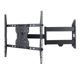 NEWSTAR FLAT SCREEN WALL MOUNT (3 PIVOTS & TILTABLE) 32-60 BLACK hinta ja tiedot | TV-seinätelineet | hobbyhall.fi