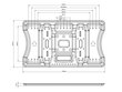 Multibrackets VESA pyörivä pöytäteline 80" erittäin ohut hinta ja tiedot | TV-seinätelineet | hobbyhall.fi