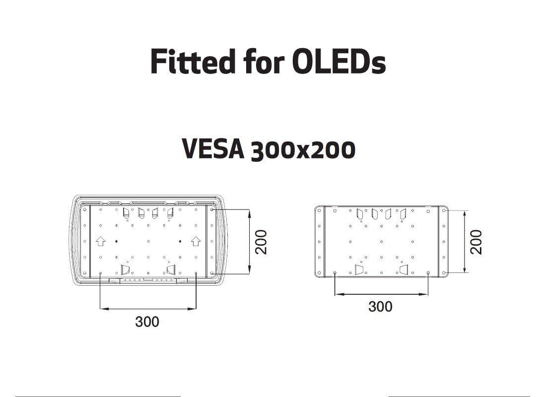 Multibrackets VESA pyörivä pöytäteline 80" erittäin ohut hinta ja tiedot | TV-seinätelineet | hobbyhall.fi