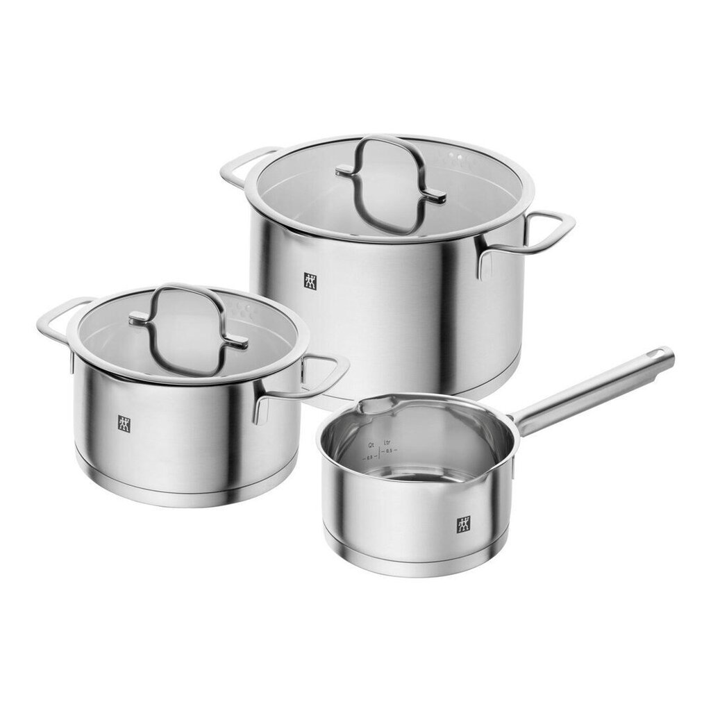 Joukko ruukkuja ZWILLING Trueflow Pot Set*3 66920-003-0 hinta ja tiedot | Kattilat ja painekattilat | hobbyhall.fi