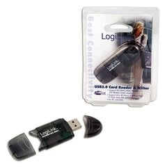 Logilink Cardreader USB 2.0 Stick extern hinta ja tiedot | Adapterit | hobbyhall.fi