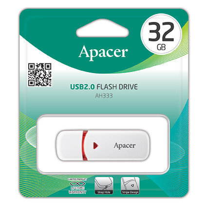 Apacer AH333, 32GB, USB, 2.0 hinta ja tiedot | Muistitikut | hobbyhall.fi