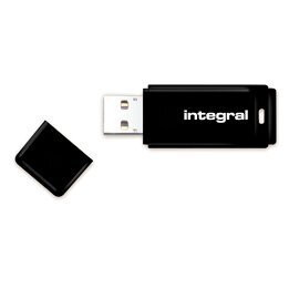 Muistitikku Integral Black 128GB USB3.0, Snap-on cap design, musta hinta ja tiedot | Muistitikut | hobbyhall.fi