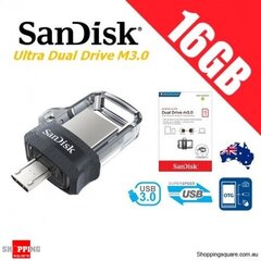 MEMORY DRIVE FLASH USB3 16GB/SDDD3-016G-G46 SANDISK hinta ja tiedot | Sandisk Tietokoneet ja pelaaminen | hobbyhall.fi