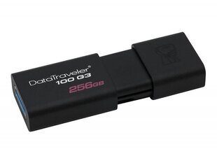 KINGSTON 256GB USB3.0 DataTraveler 100 muistitikku hinta ja tiedot | Muistitikut | hobbyhall.fi