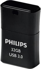 USB flash Philips 32GB USB 3.0 Pico Edition Black FM32FD90B/10 hinta ja tiedot | Philips Kovalevyt ja muistitikut | hobbyhall.fi