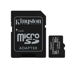 KINGSTON 32GB micSDHC Canvas Select Plus muistitikku hinta ja tiedot | Kameran muistikortit | hobbyhall.fi