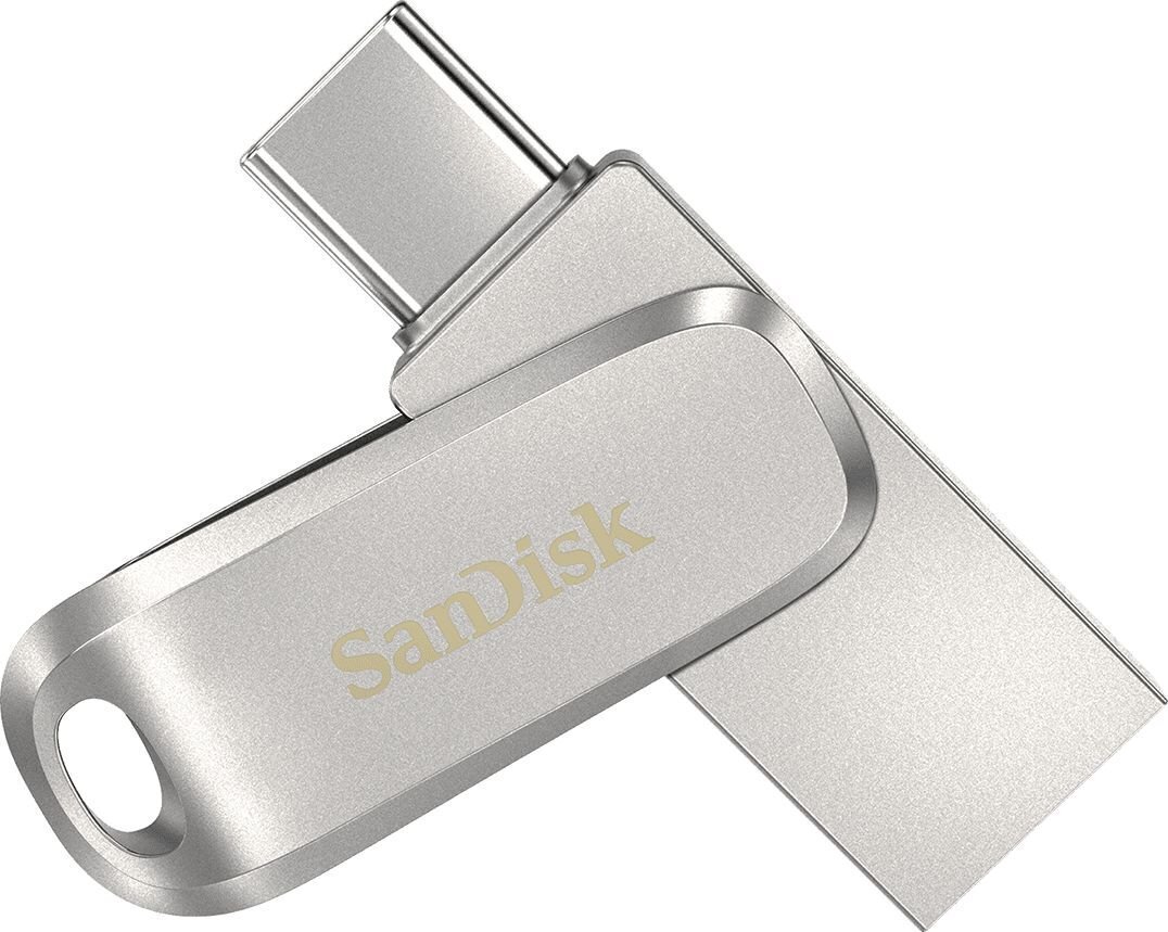 SANDISK USB Dual Drive Luxe 512GB 150MB/s USB-C & USB 3.1 hinta ja tiedot | Muistitikut | hobbyhall.fi