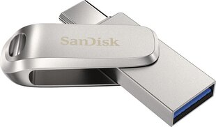 SANDISK USB Dual Drive Luxe 512GB 150MB/s USB-C & USB 3.1 hinta ja tiedot | Muistitikut | hobbyhall.fi