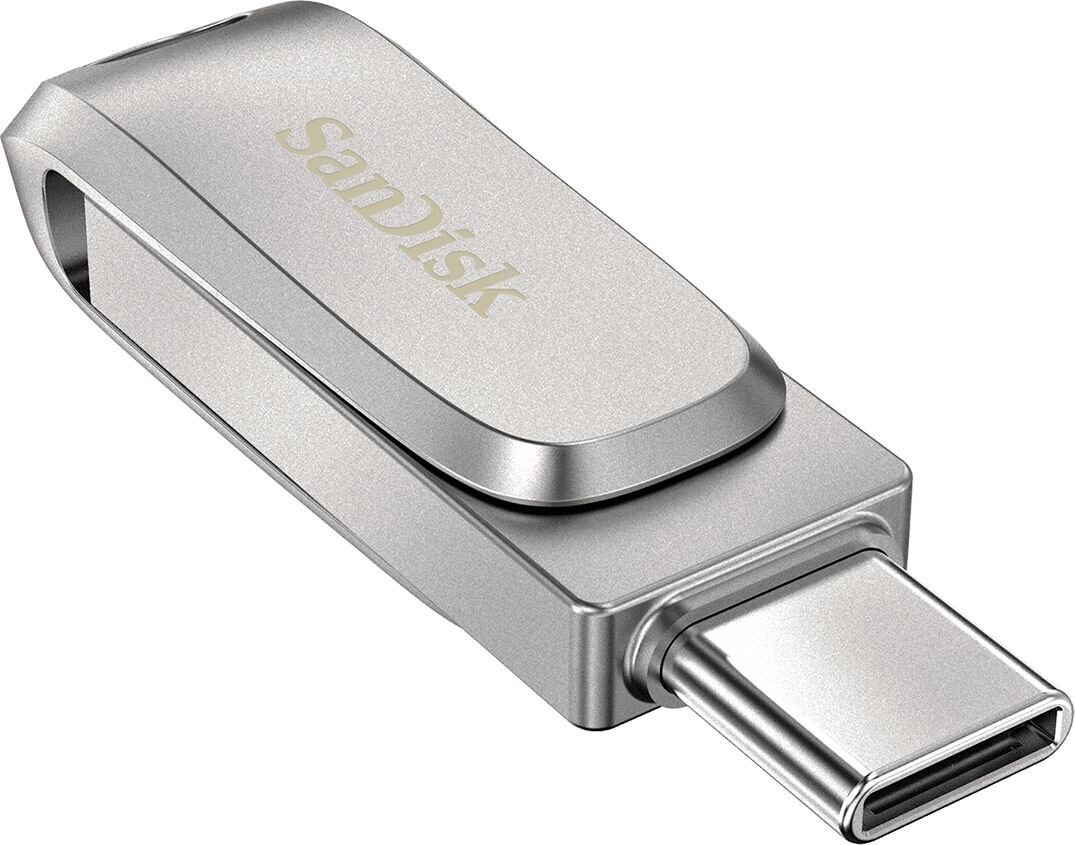 SANDISK USB Dual Drive Luxe 512GB 150MB/s USB-C & USB 3.1 hinta ja tiedot | Muistitikut | hobbyhall.fi