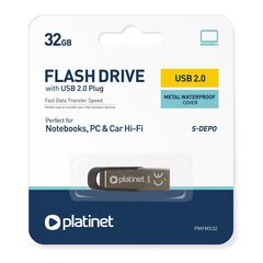 Platinet S-DEPO PMFMS32 32GB USB 2.0 flash hopea. hinta ja tiedot | Platinet Tietokoneet ja pelaaminen | hobbyhall.fi