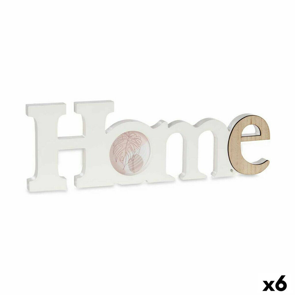 Kuvakehys Home Valkoinen Ruskea Puu MDF (40 x 13,5 x 1,7 cm) (6 osaa) hinta ja tiedot | Valokuva-albumit -ja kehykset | hobbyhall.fi