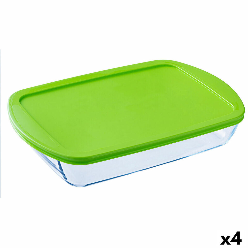 Pyrex ruoan säilytysastiat, 4,5 L, 4 kpl. hinta ja tiedot | Elintarvikkeiden säilytysastiat | hobbyhall.fi