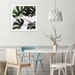 Canvas Print, eksoottiset lehdet - Monstera /30x30 hinta ja tiedot | Taulut | hobbyhall.fi