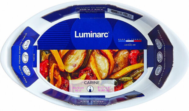 Luminarc Smart Cuisine -uunivuoka, 21 x 13 cm, 6 kpl hinta ja tiedot | Uunivuoat ja leivontavälineet | hobbyhall.fi