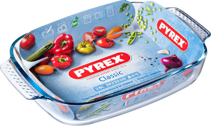 Pyrex Classic uunivuoka, 35 x 23 cm, 6 kpl hinta ja tiedot | Uunivuoat ja leivontavälineet | hobbyhall.fi