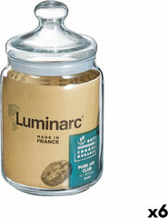 Luminarc Club purkki, 1,5 L, 6 kpl hinta ja tiedot | Elintarvikkeiden säilytysastiat | hobbyhall.fi