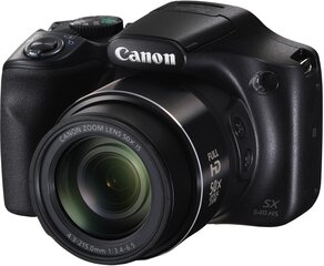Pienikokoinen kamera Canon PowerShot SX540 HS, musta hinta ja tiedot | Kamerat | hobbyhall.fi